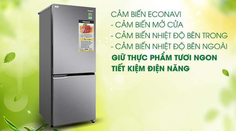 Cảm biến Econavi - Tủ lạnh Panasonic Inverter 255 lít NR-BV280QSVN