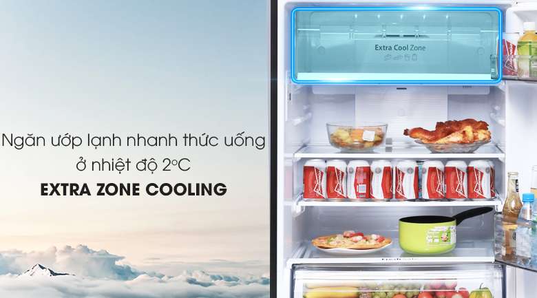 Tủ lạnh Panasonic Inverter 363 lít NR-BD418GKVN - Extra Cool Zone