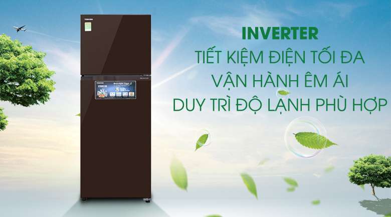Công nghệ Inverter - Tủ lạnh Toshiba Inverter 305 lít GR-AG36VUBZ XB1